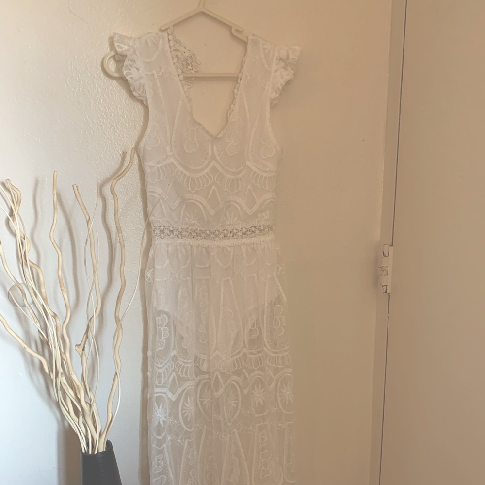 Lace honeymoon bridal slip size small